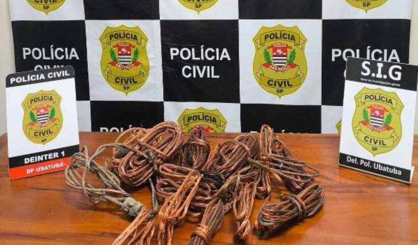 Polícia prende comerciante por receptação de cobre em Ubatuba
