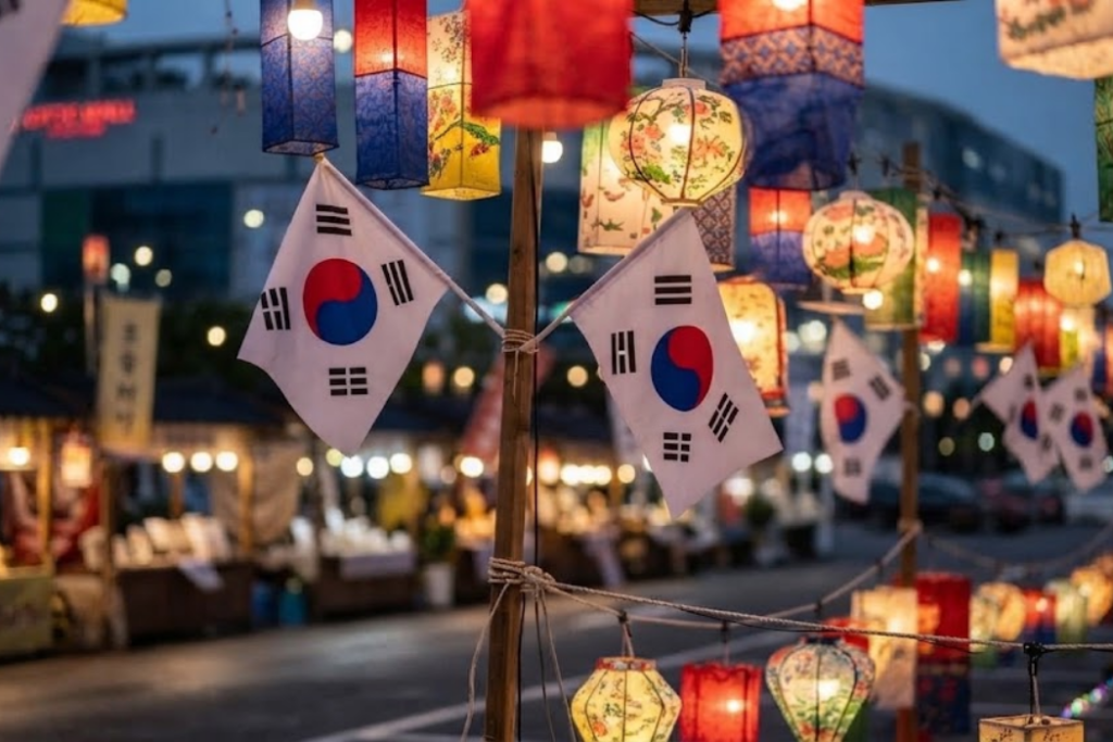 Festival Sabores e Luzes da Coreia acontece de graça em São José dos Campos entre 25 e 27 de setembro, com K-pop, gastronomia e 2.500 lanternas.