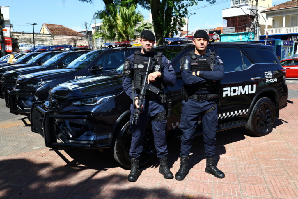São José dos Campos recebeu nove novas viaturas para a Guarda Civil Municipal, com veículos destinados à ROMU e à Patrulha Rural.