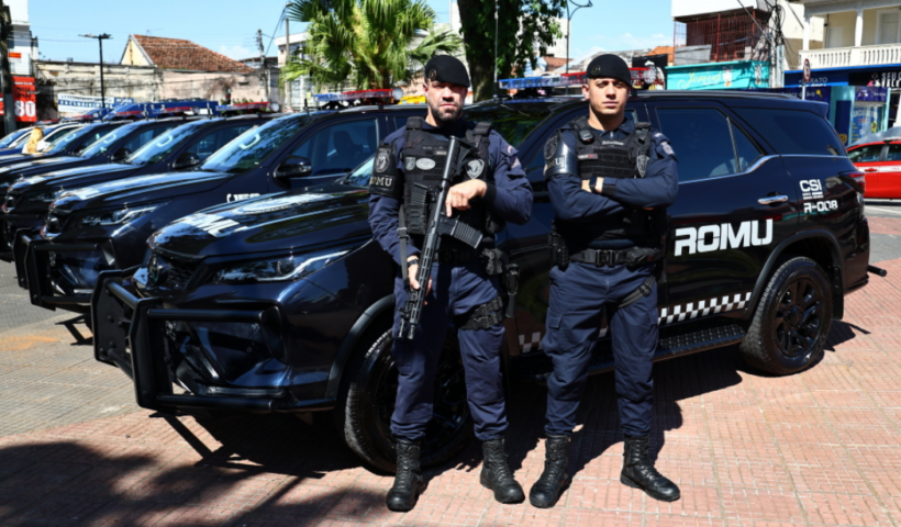 São José dos Campos recebeu nove novas viaturas para a Guarda Civil Municipal, com veículos destinados à ROMU e à Patrulha Rural.
