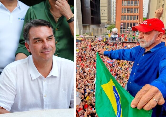 Lula ultrapassa Flávio Bolsonaro e assume liderança por apenas 13,4 mil votos com 47,62% das urnas apuradas