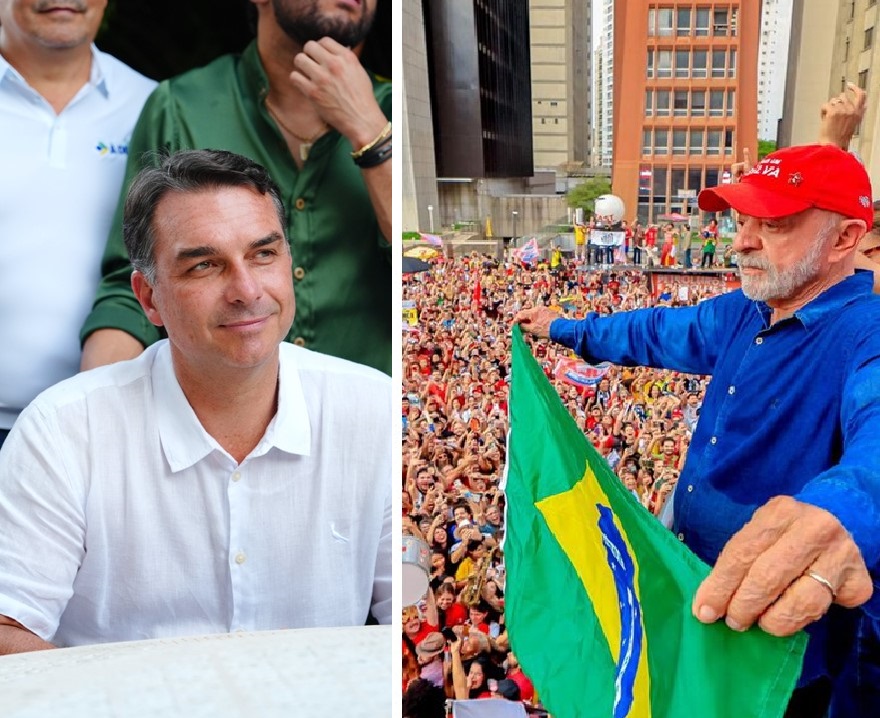 Lula ultrapassa Flávio Bolsonaro e assume liderança por apenas 13,4 mil votos com 47,62% das urnas apuradas