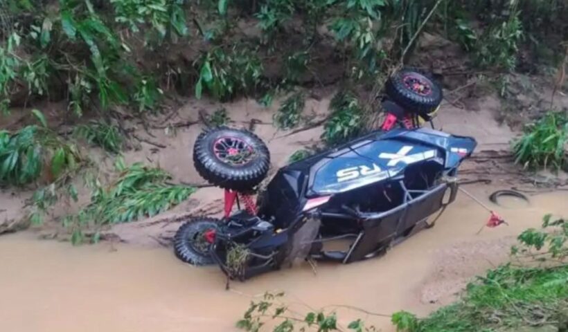 Adolescente de 15 anos morre após buggy ser arrastado por enchente em Santa Branca