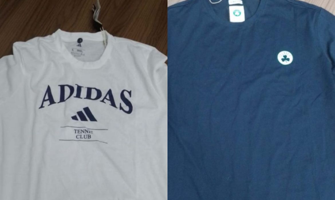 Ao todo, foram furtados oito camisetas. O homem admitiu informalmente o furto e a autoridade policial ratificou a prisão em flagrante.