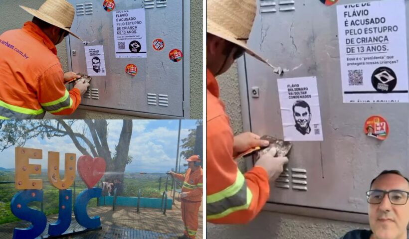 Prefeito de São José critica ato pró-Lula e acusa manifestantes de vandalizar espaços públicos
