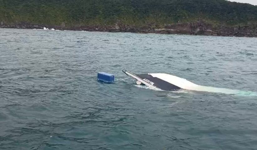 Bombeiros encontram corpo de homem desaparecido após naufrágio em Ilhabela
