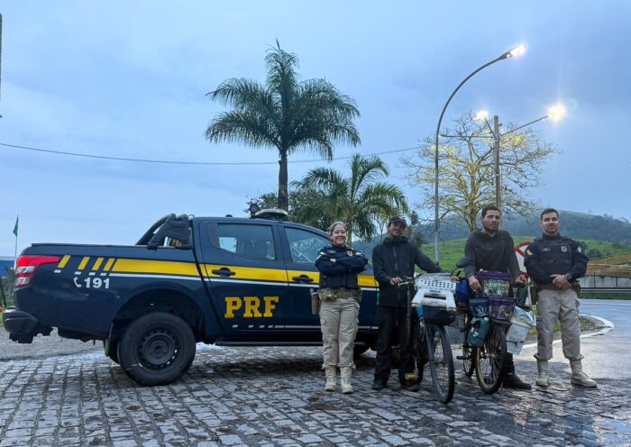 Operação Aparecida 2026 ajuda PRF a localizar ciclista uruguaio desaparecido