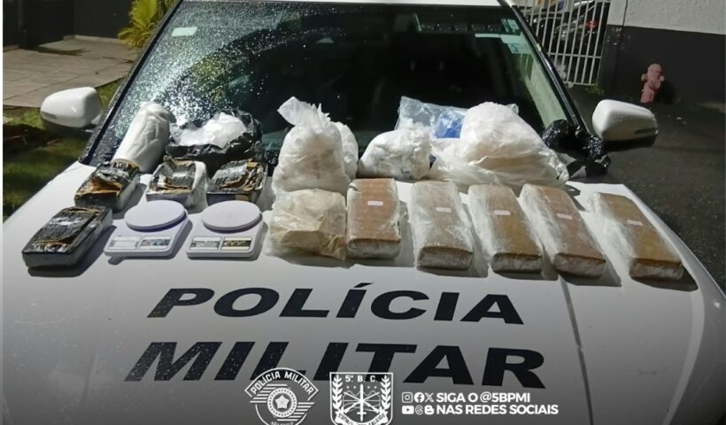 Morador ouve barulhos no quintal e encontra mais de 12 kg de drogas em Pinda