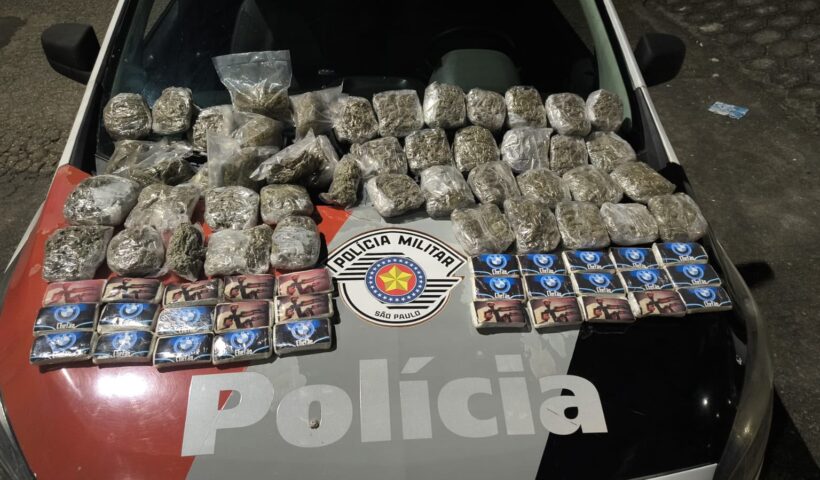 Mulher é presa com quase 8 kg de drogas em ônibus na Rodovia Presidente Dutra, em Aparecida