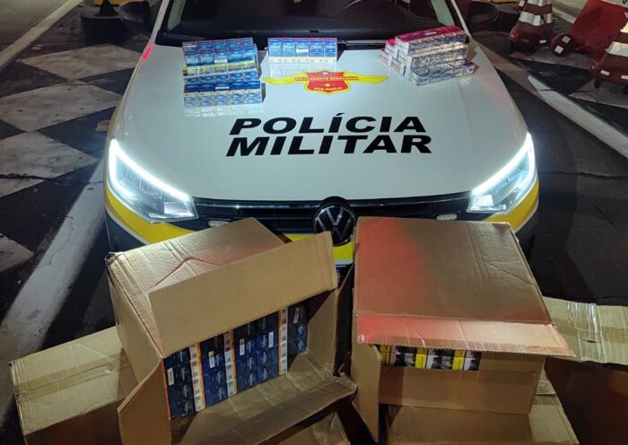 Polícia apreende maços de cigarros ilegais na Carvalho Pinto avaliados em quase R$ 50 mil