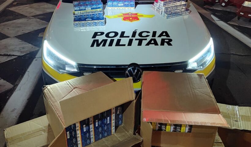 Polícia apreende maços de cigarros ilegais na Carvalho Pinto avaliados em quase R$ 50 mil