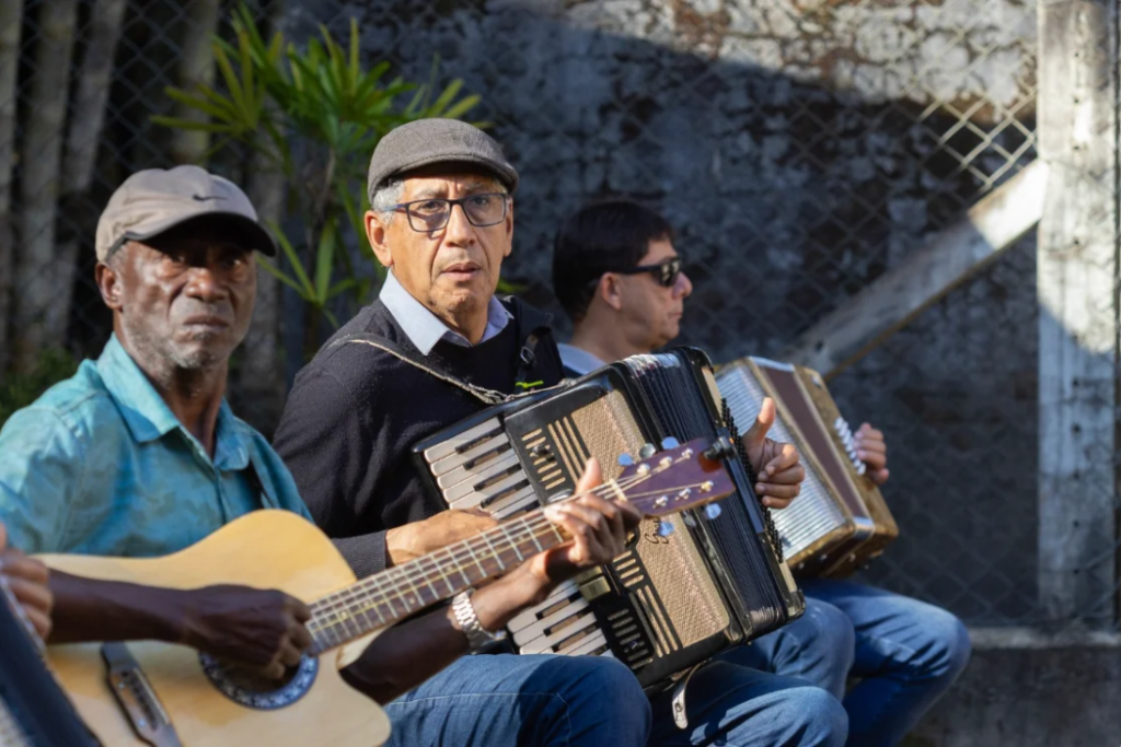 Vivência Sanfonada reúne músicos e público no Centro Cultural Clemente Gomes, em São José dos Campos, nesta terça-feira (27).
