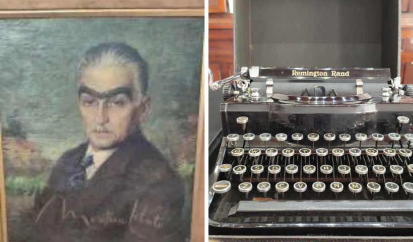 Taubaté inaugura exposição sobre Monteiro Lobato com mais de 80 itens pessoais, quadros, objetos familiares e imagens