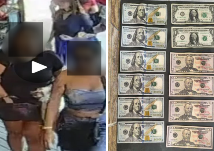 Duas mulheres são investigadas por suspeita de usar dólares falsos em compras em Aparecida. Polícia apreendeu cédulas