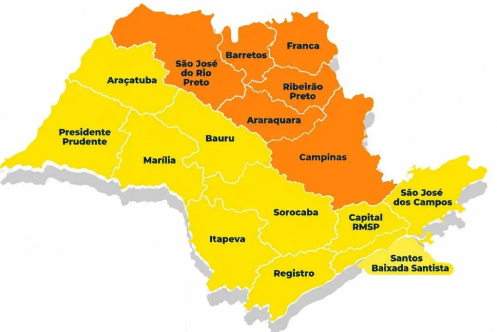 Defesa Civil prevê temporais em São Paulo nesta quarta e quinta-feira, com chuva forte, raios, ventos e risco de alagamentos.