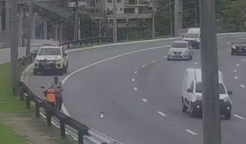 Agentes flagraram um condutor no Anel Viário de São José dos Campos. Prefeitura explica as regras para veículos elétricos individuais.