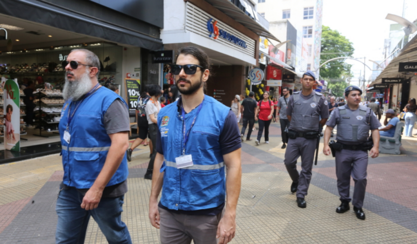 São José dos Campos reforça a segurança no Calçadão e Centro com operação especial até o feriado de 12 de outubro.
