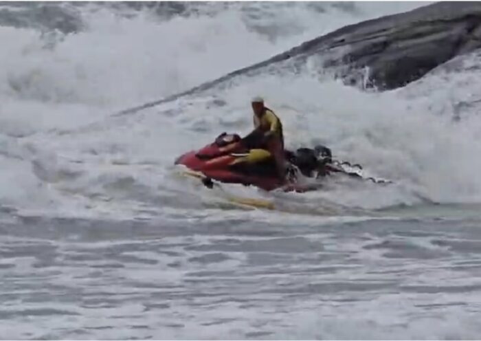 Buscas por turista desaparecido no mar entram no terceiro dia em Ubatuba