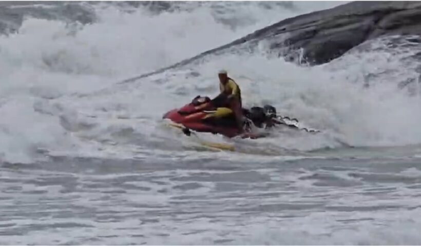 Buscas por turista desaparecido no mar entram no terceiro dia em Ubatuba